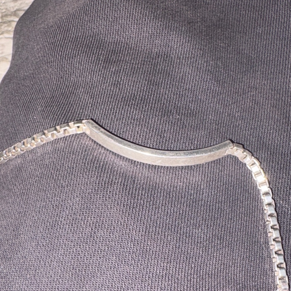 Tiffany & Co. Silver Bracelet Broken clasp with initials